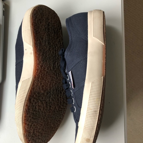 Navy blue superga sneakers - Picture 4 of 4